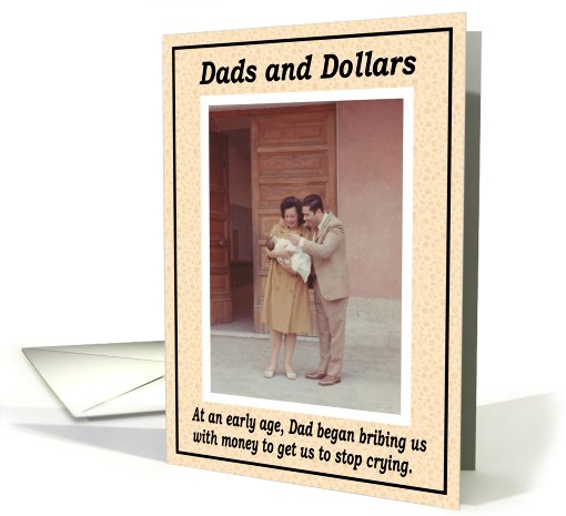 Dads and Dollars - Birthday card (426059)