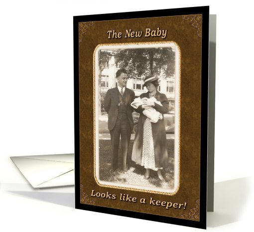New Baby Announcement card (426093)