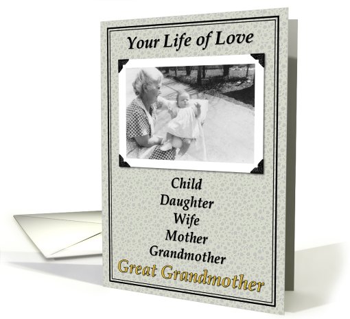 Great Grandmother Congratulations card (428091)