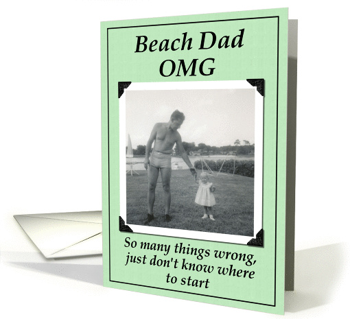 Beach Dad - Father's Day - for Boyfriend card (428542)