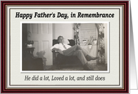 Father’s Day in Remembrance card