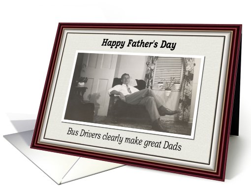 Father's Day - Bus Driver card (429056)