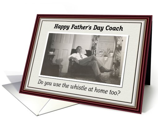 Father's Day - Coach card (429106)
