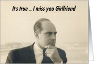 I Miss You - Girlfriend card