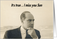 I Miss You - Son card