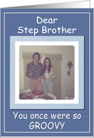 Birthday - Step Brother card