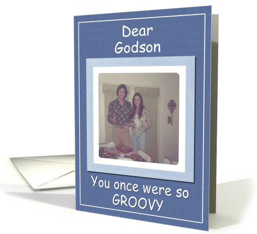 Fathers Day Godson - FUNNY card (432009)