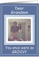 Fathers Day Grandson - FUNNY card