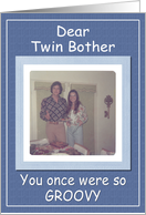 Fathers Day Twin Brother - FUNNY card