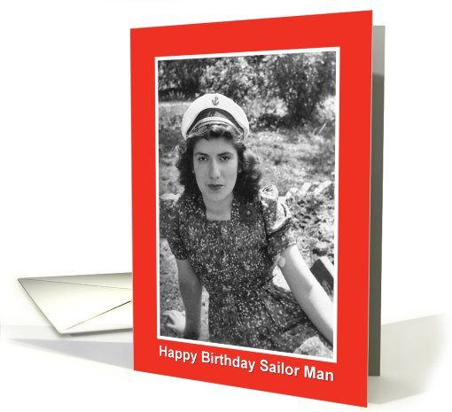 Sexy Birthday Navy - FUNNY card (432346)