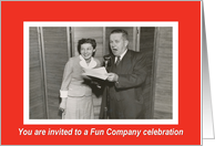 Company Picnic Invitation - Retro card