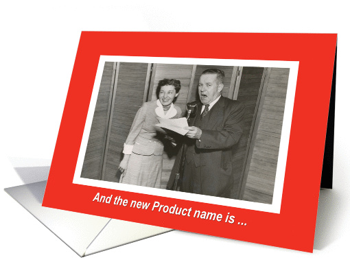 Product name announcement - Retro card (435153)