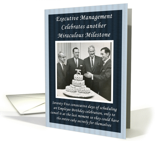 Employee Birthday for Coworker - Retro card (436284)
