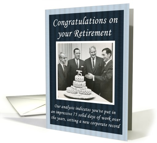 Employee Retirement - Retro card (436308)