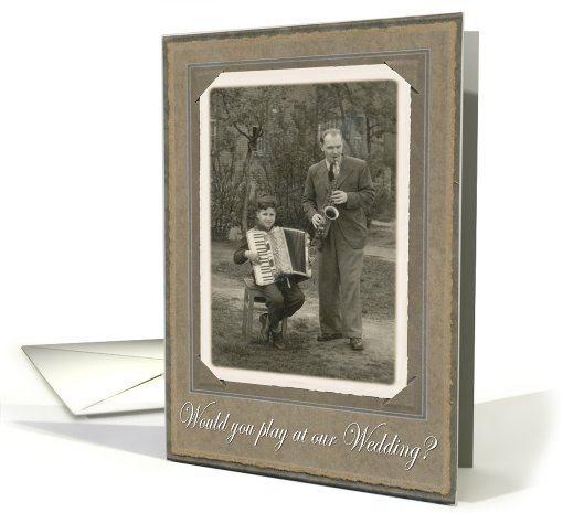 Play at our Wedding? card (441325)