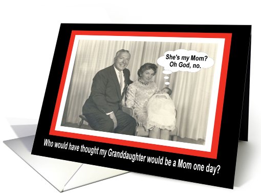 Congratulations Granddaughter - Becoming a Mom card (442216)