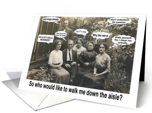 Walk me down the aisle - Mother card (442280)