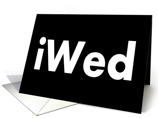 iWED for Bridesmaid card (442600)