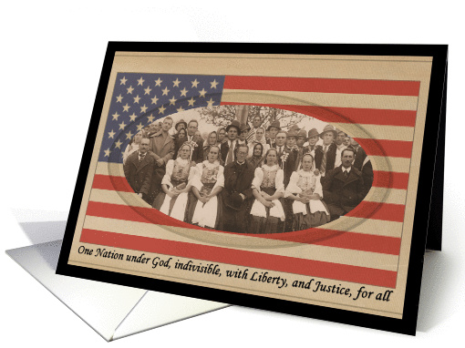 Congratulations New Citizen - Patriotic card (442780)