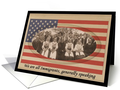 July 4th Immigrants card (442792)