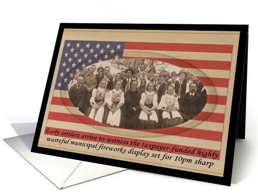 4th of July Fireworks - FUNNY card (442796)