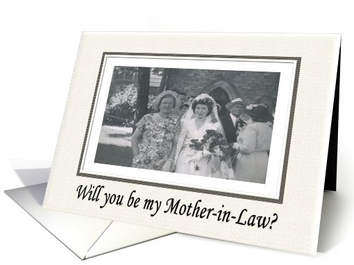 Be my Mother in Law? card (442951)