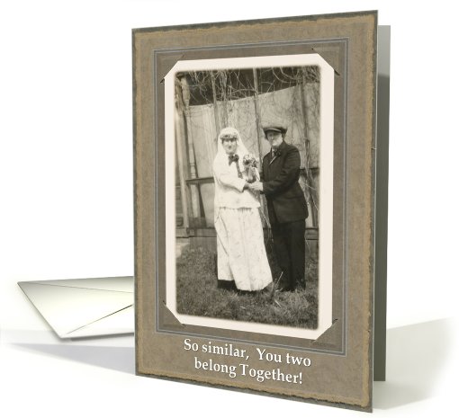 Wedding Congratulations - Funny card (444519)