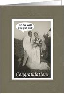 Marriage Congratulations for Brother - Funny card