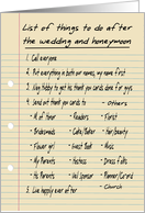 HER LIST - Wedding...