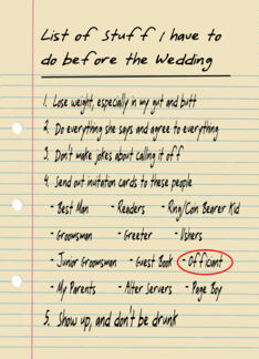 HIS LIST - Officiant...