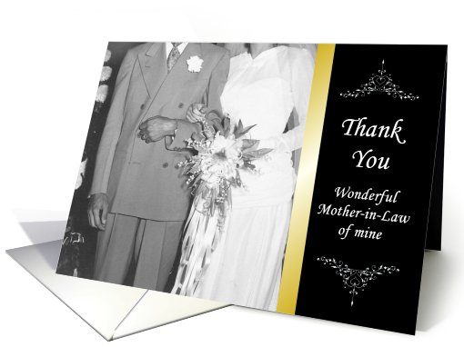 Thank You Mother of Bride from Groom card (445719)