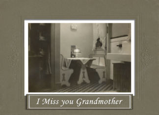 Miss You Grandmother- Vintage