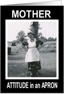 Mother - Funny - Retro card