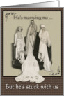 Sister Matron of Honor - Funny card