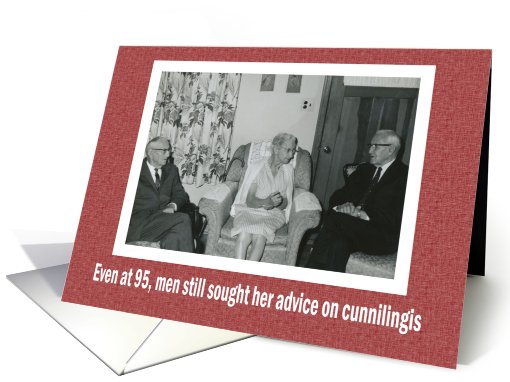 95th Birthday Humor - Funny card (492094)