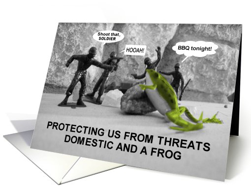 Support our Troops -  Funny card (493309)