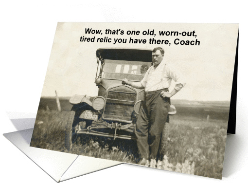 Coach Birthday -  Funny card (493657)