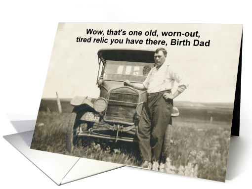 Birth Dad Birthday -  Funny card (493674)