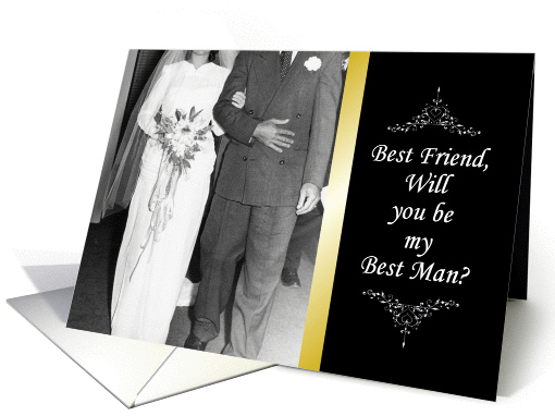 Will you be my best man - Best Friend card (495495)