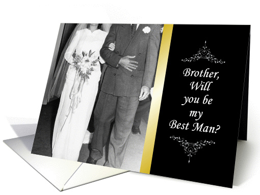 Will you be my best man - Brother card (495497)