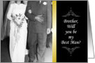 Will you be my best man - Brother card