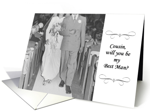 Will you be my best man - Cousin card (495498)