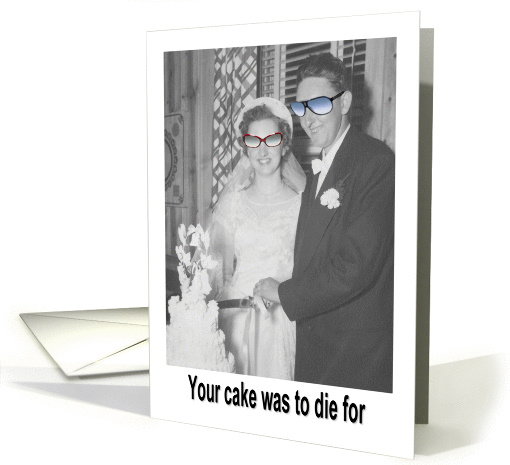 Baker thank you - Humor Funny card (495655)