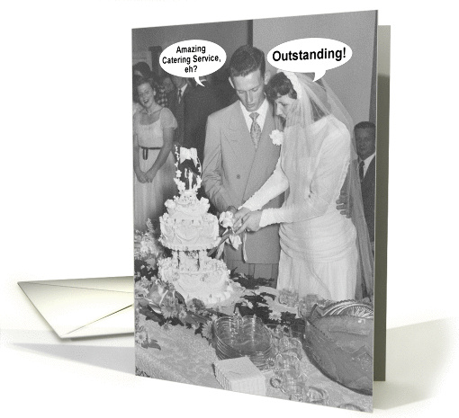 Thank You Caterer Catering Wedding card (495681)