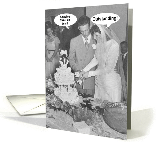 Thank You Cake baker Wedding card (495686)