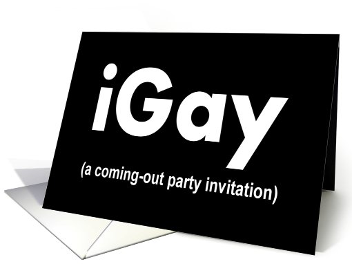 Out of Closet Party Invitation card (496320)