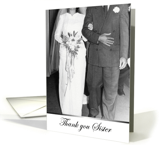 Thank You Bridesmaids - Sister card (497385)