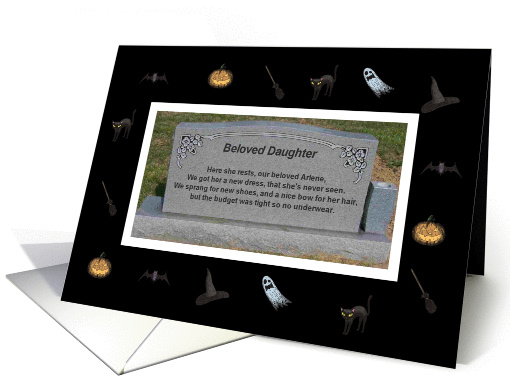 Comical Crypts - Halloween Humor card (498119)