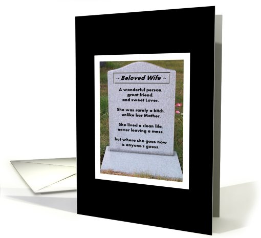 Comical Crypts - Halloween Humor card (498550)