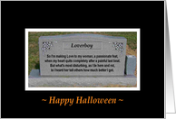 Comical Crypts - Halloween Humor - Lover card